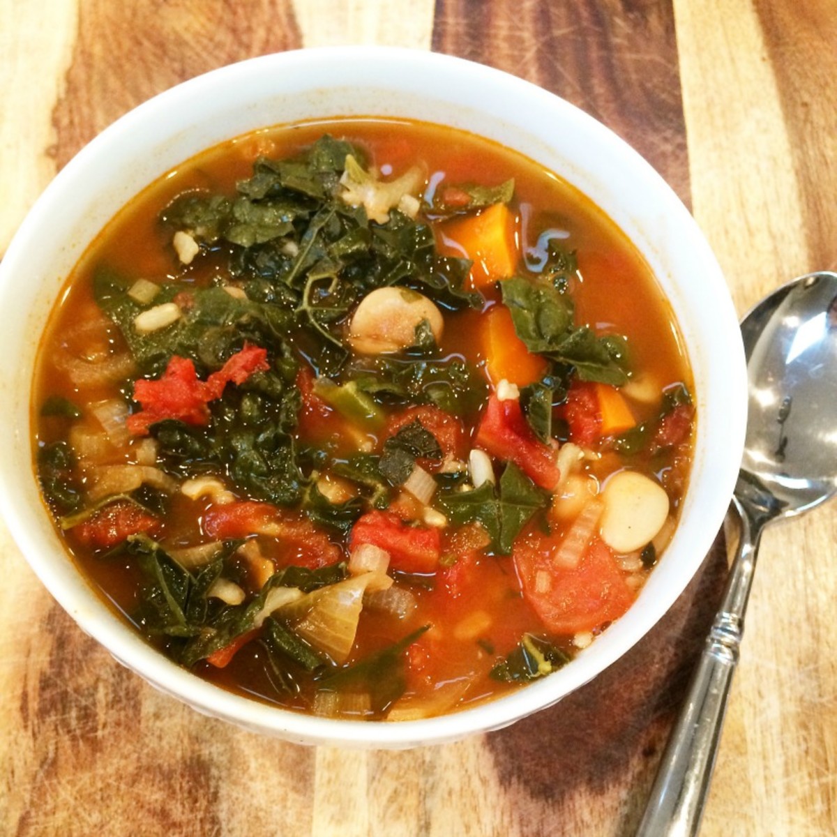 Hearty Kale Bean Soup Jamie Geller