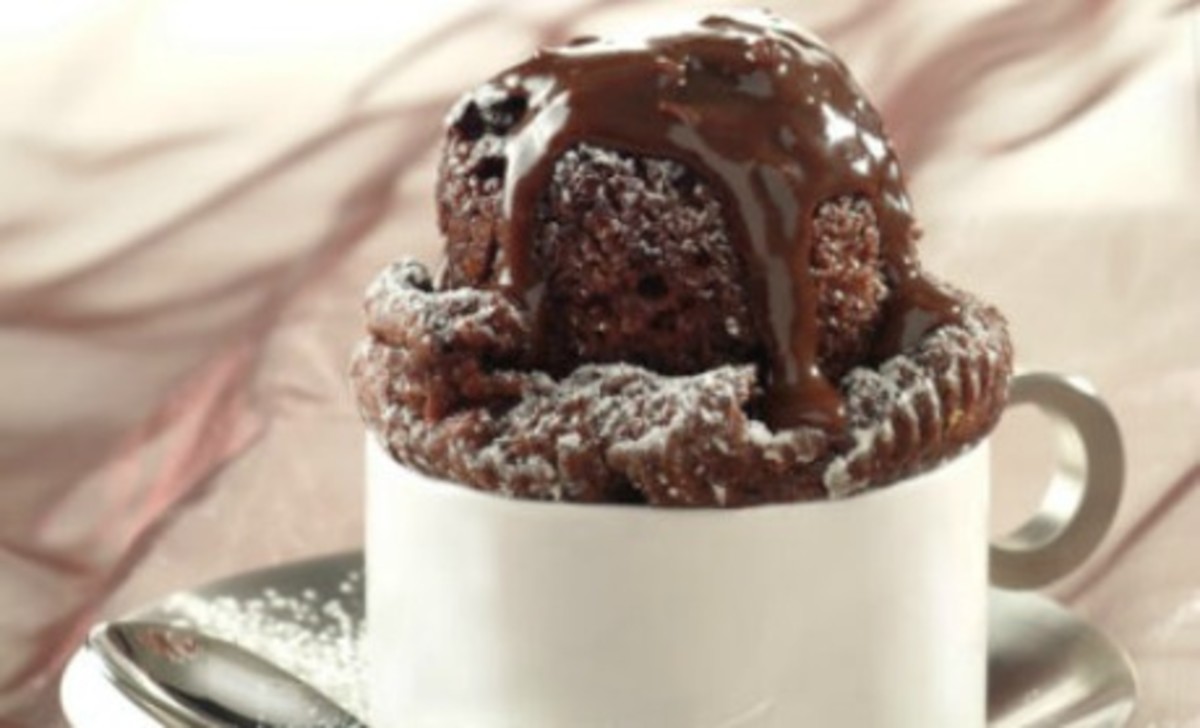 Warm Sticky Chocolate Mousse Cake