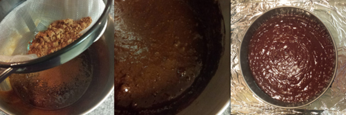 Week 21 Flourless Chocolate Cake with glaze 3