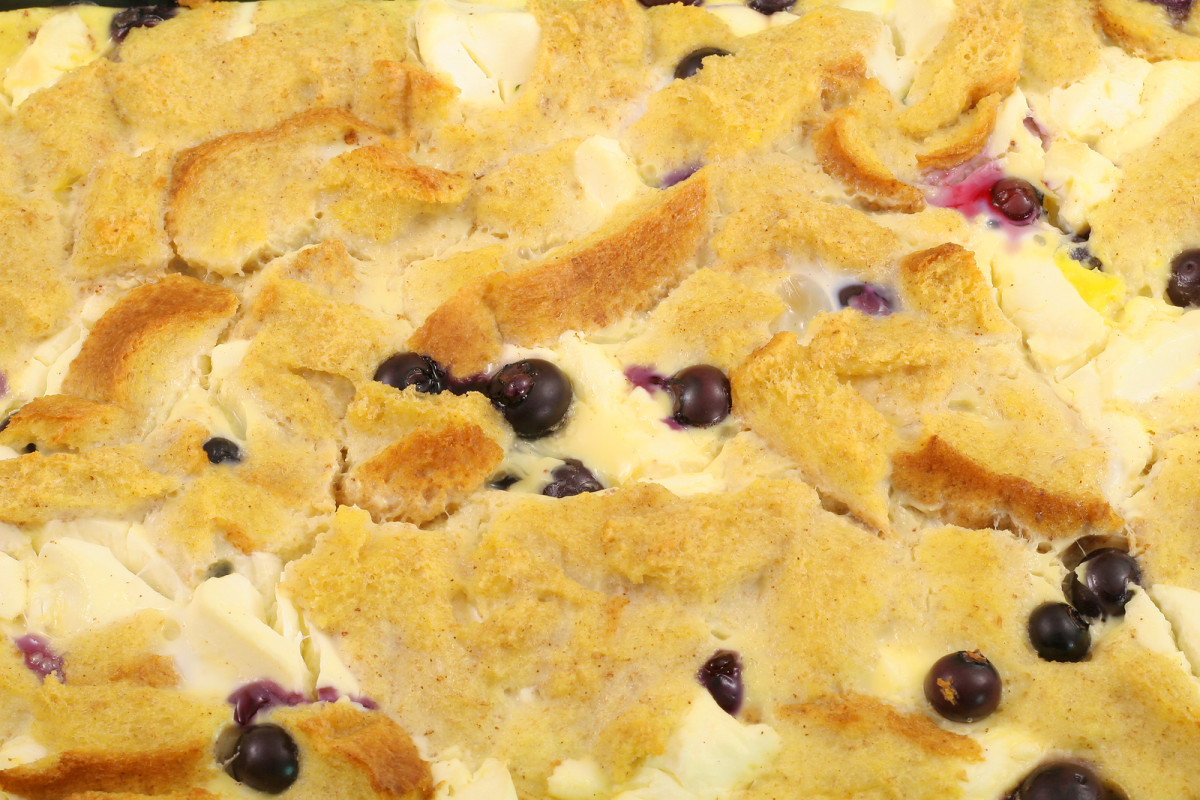 blueberry cream cheese french toast casserole