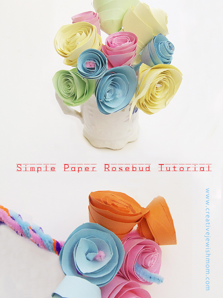 paper rosebud