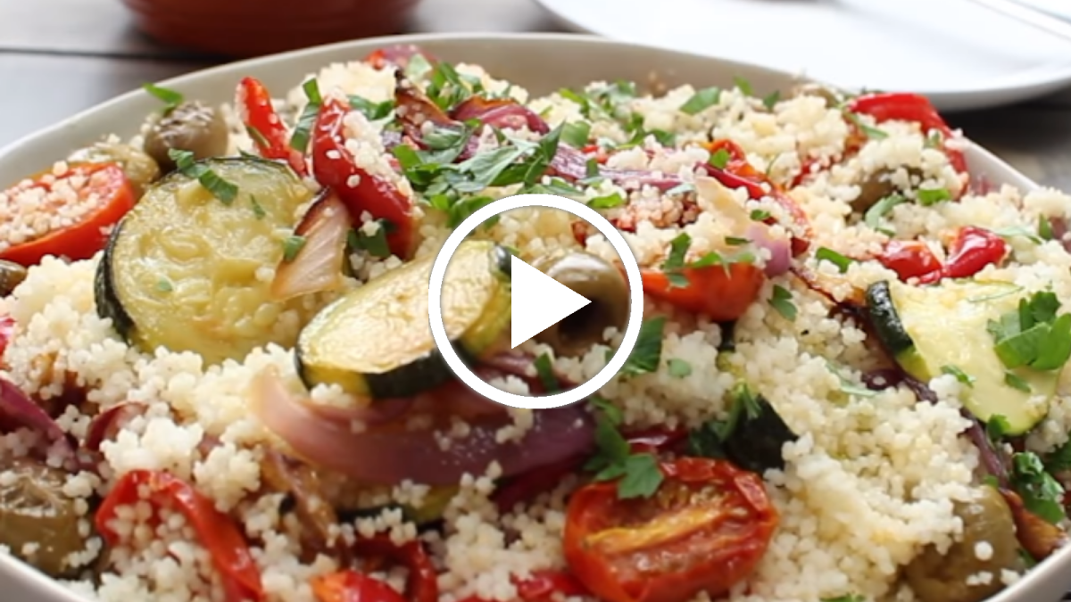 The Ultimate Roasted Vegetable Couscous Recipe - Jamie Geller