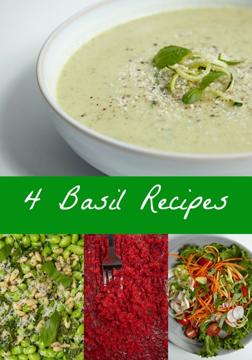 4 Basil Recipes - Learn the best ways to use this fragrant herb in every day cooking
