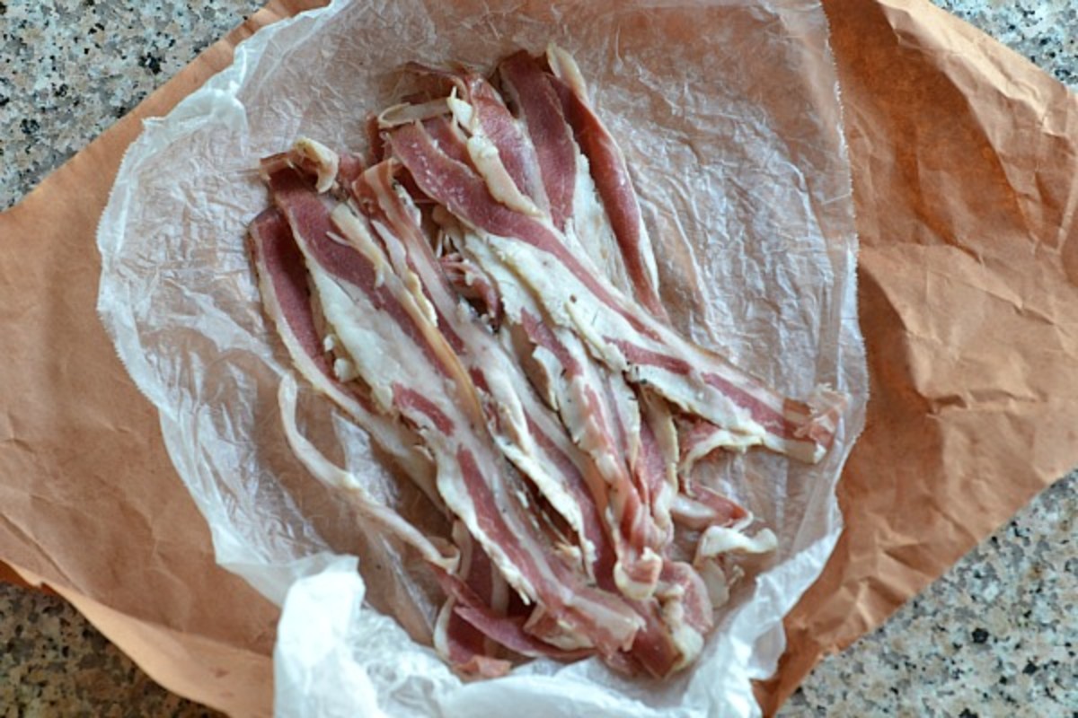 Lamb Bacon Wrapped Asparagus
