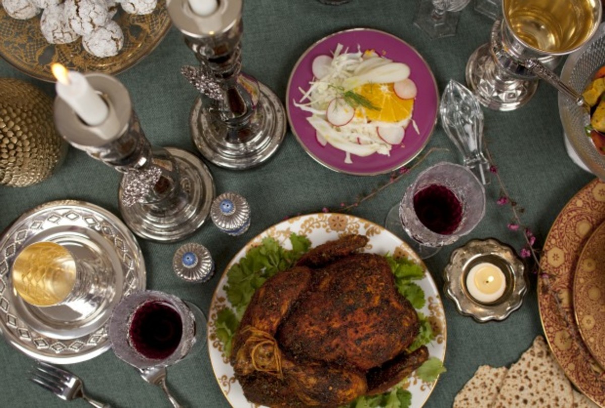 Passover Feast with Moroccan Flavors