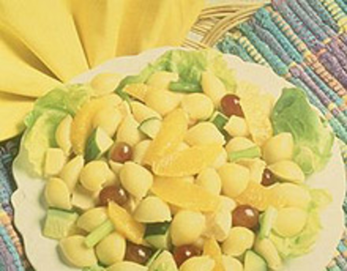 Orange Pasta Salad