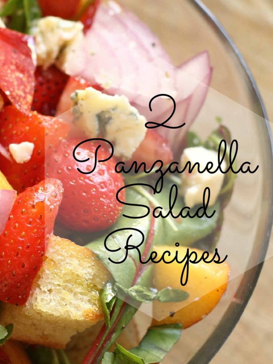 2 Panzanella Salad Recipes