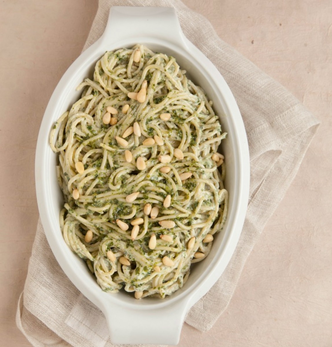 Greek Yogurt Pesto Sauce - Jamie Geller