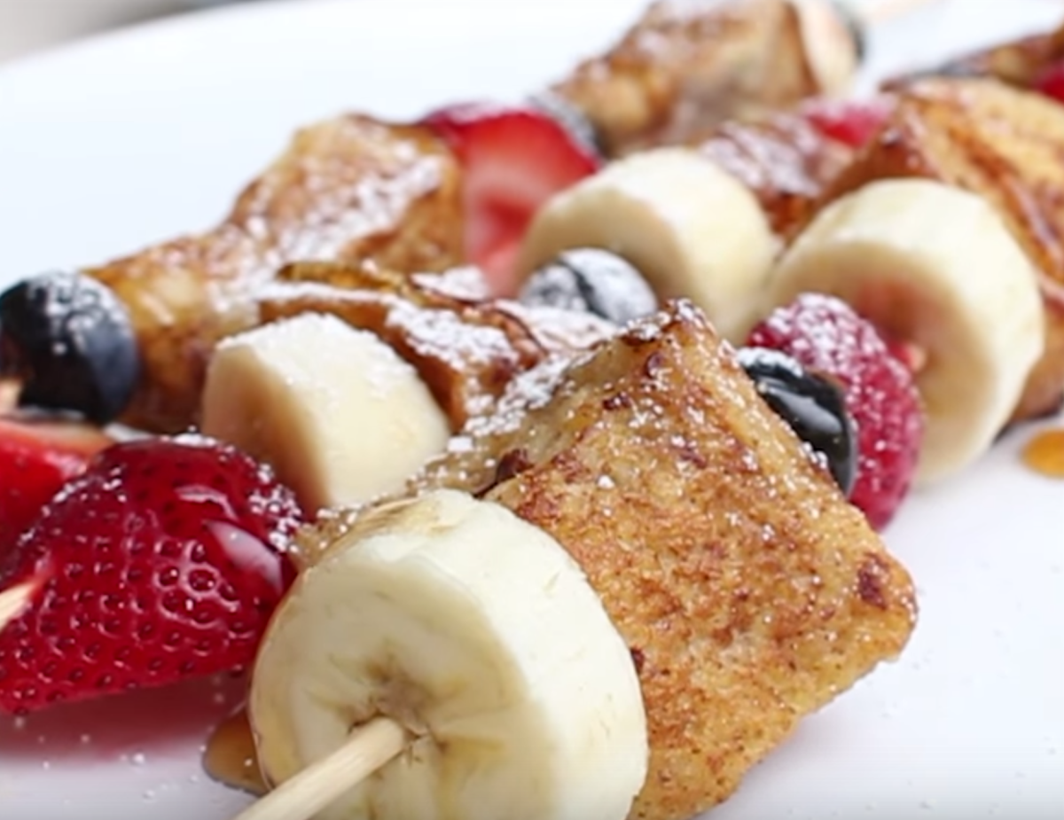 challah french toast skewers