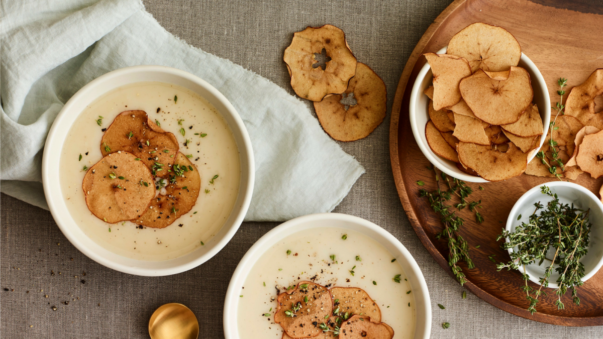 Roasted Parsnip and Apple Soup