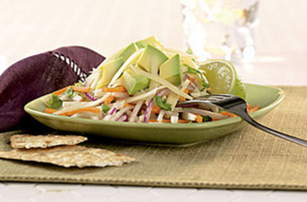 Jicama, Avocado and Cabot Cheddar Salad with Lime Dressing