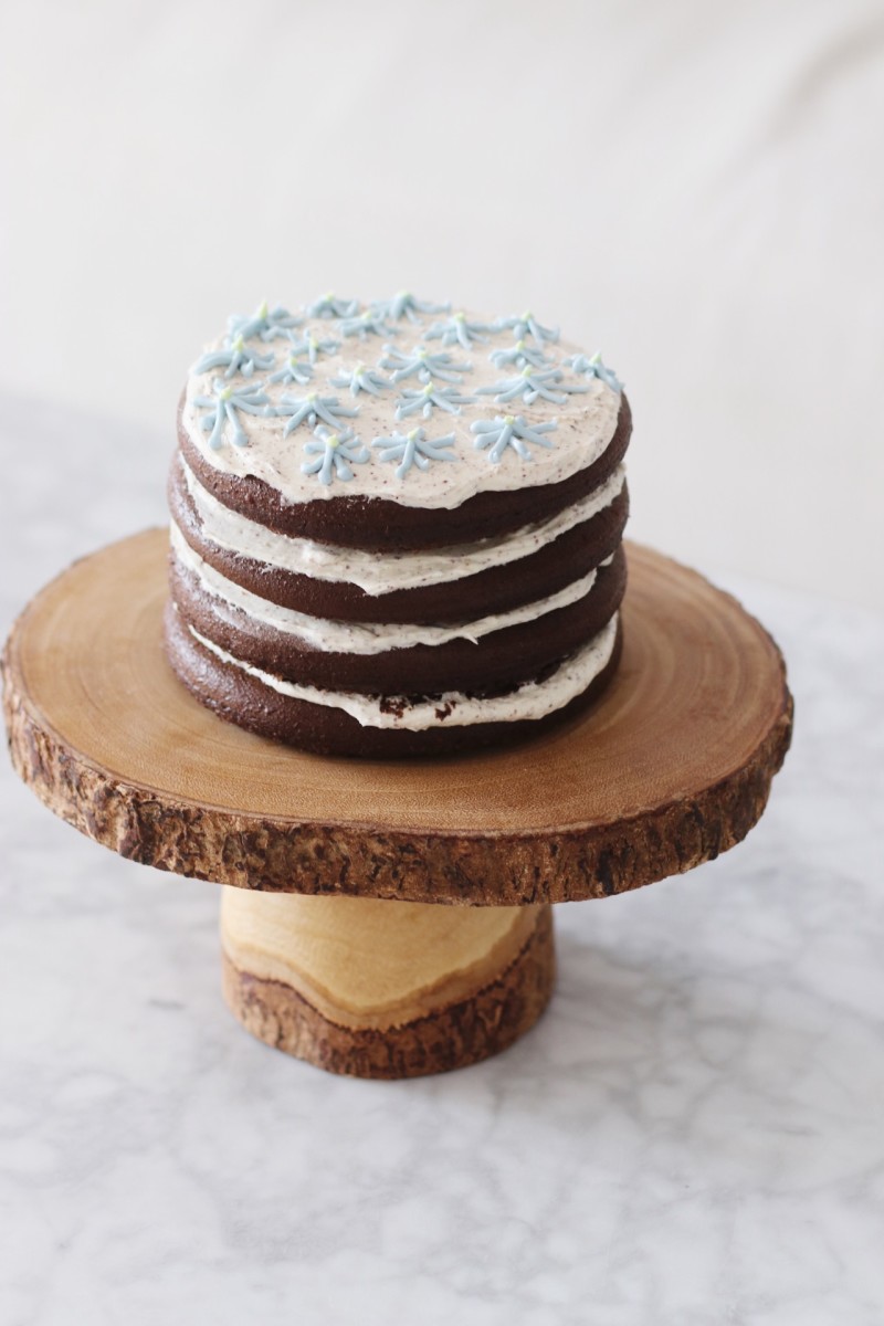 Chocolate Layer Cake with Tangy Sumac Buttercream