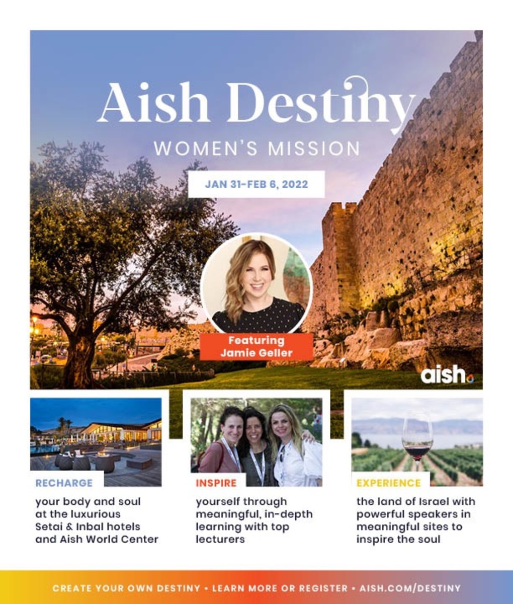 Aish destiny women's trip with jamie Geller