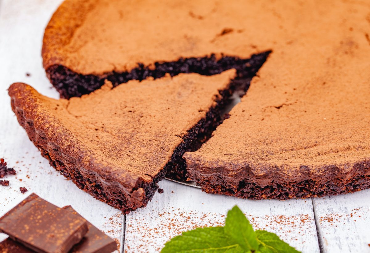 Healhty Mexican chocolate pie