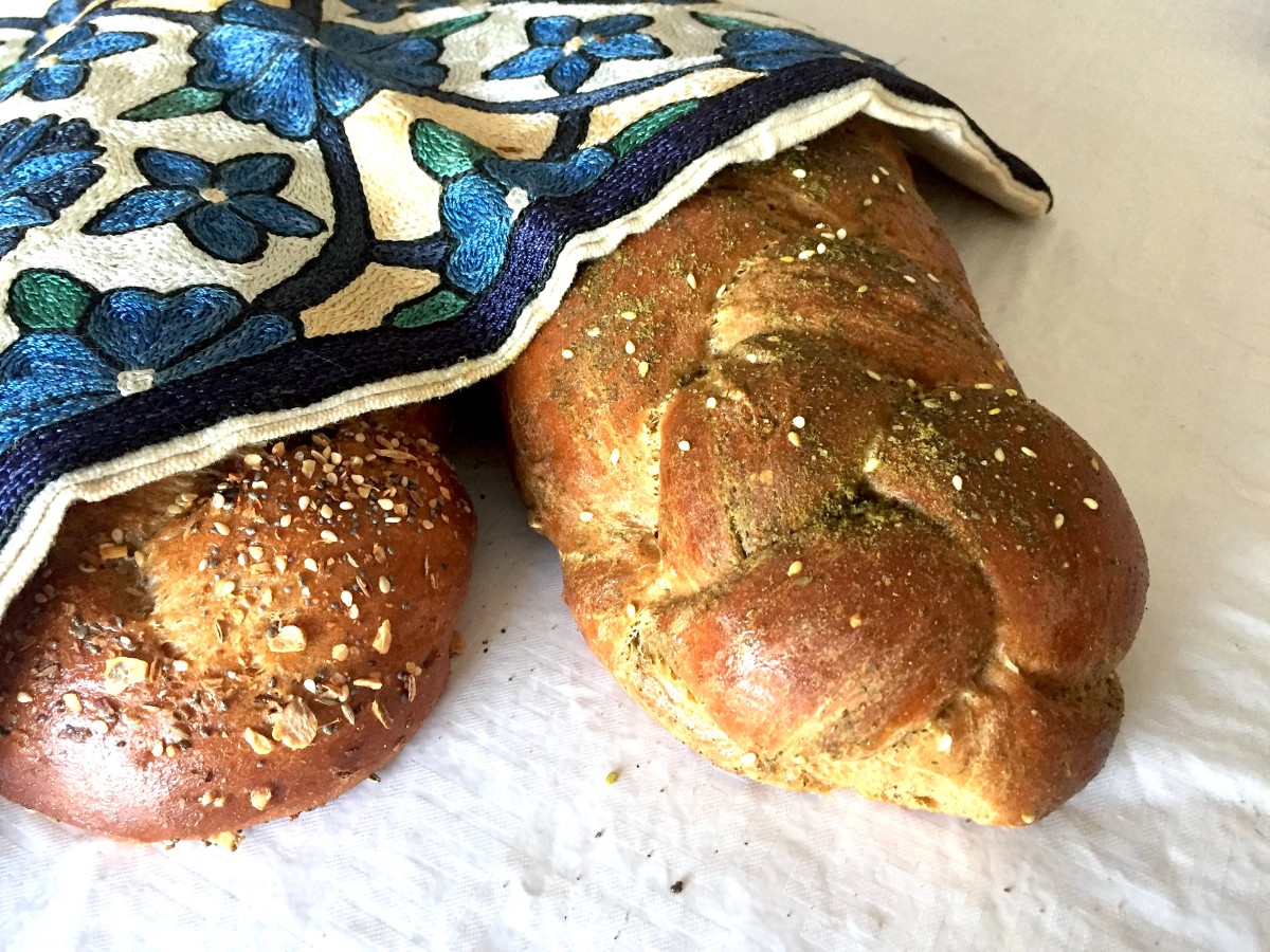 Healthier Spelt Challah with Silan