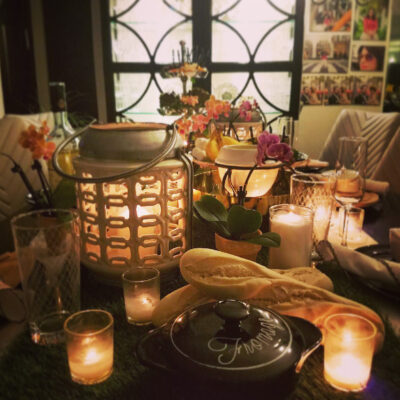 fondue table