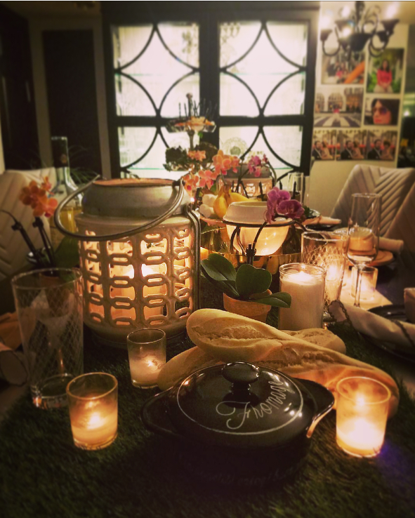 fondue table