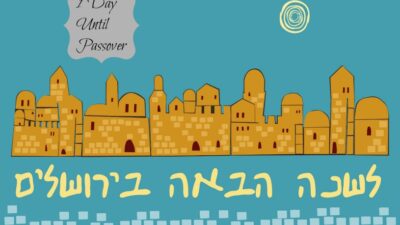 1 Day Until Passover
