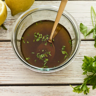3 ingredient salad dressing vertical