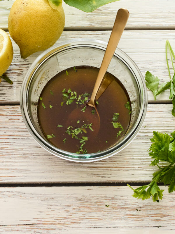 3 ingredient salad dressing vertical