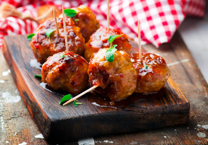 Air Fryer Cocktail Meatballs