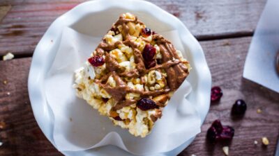 Almond Popcorn Bars