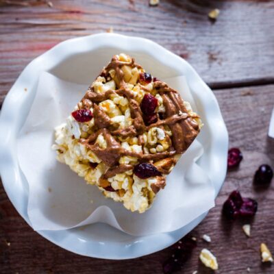 Almond Popcorn Bars