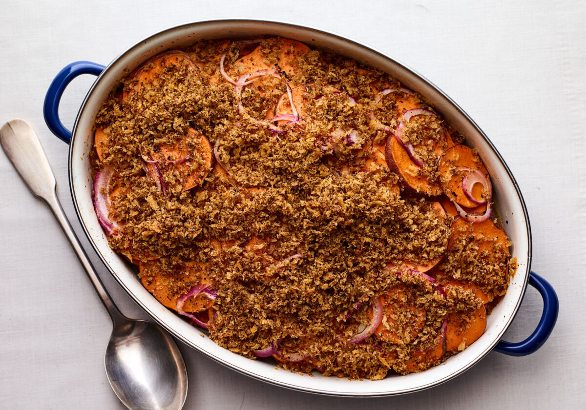 ANCHO CHILI SPICED SWEET POTATOES