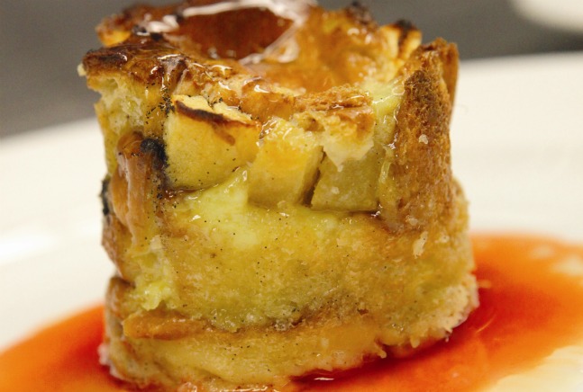 Apple and Honey Bread Pudding