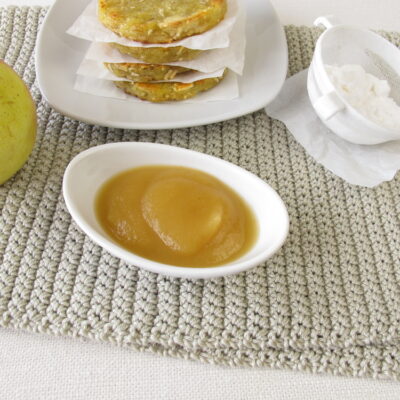 apple and potato latkes