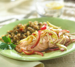 Apple-Balsamic Salmon