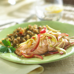 Apple-Balsamic Salmon