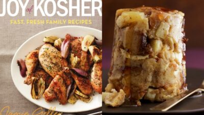 apple challah kugel