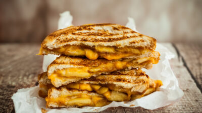 Apple-Cheddar Panini