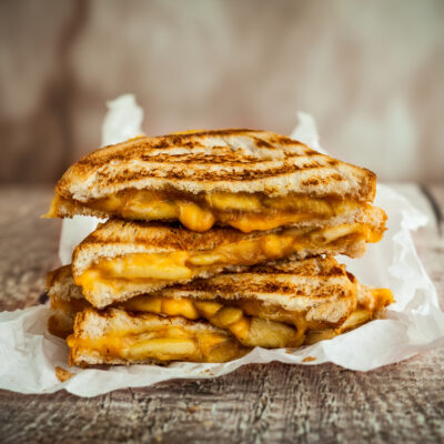 Apple-Cheddar Panini