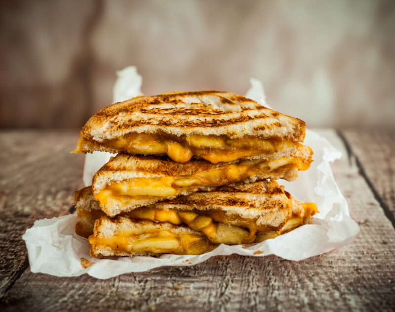 Apple-Cheddar Panini