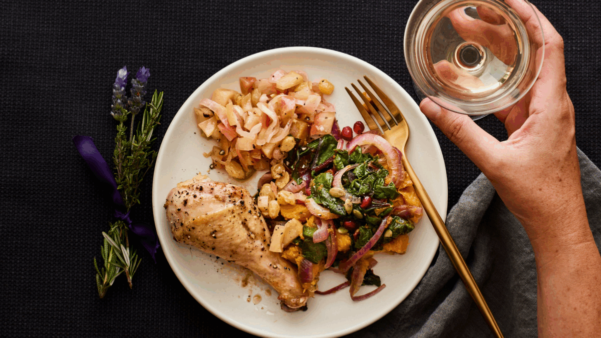 Apple Cider Roast Chicken