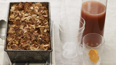apple crunch bread pudding