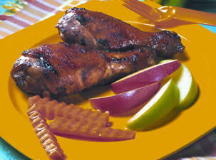 Apple-Glazed Chicken Drumsticks