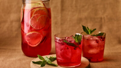 Apple-Hibiscus Spritzer