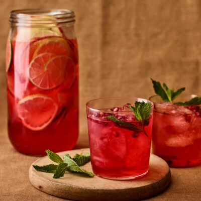 Apple-Hibiscus Spritzer