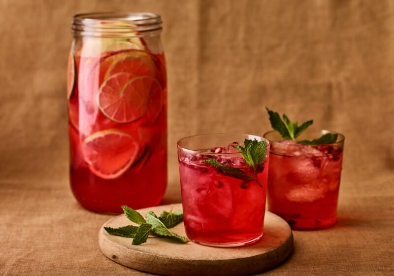 Apple-Hibiscus Spritzer