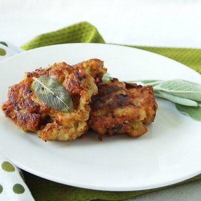 apple sage stuffing latkes