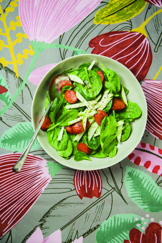 Apple Sausage Salad