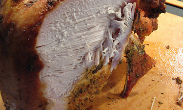 Apple Smoked Turkey Breast with Rosemary Apple Salsa