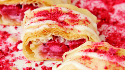 Apple Strawberry Rose Strudel 81