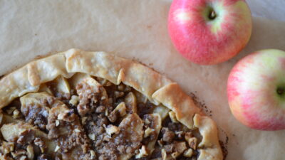 Apple Walnut Crostada