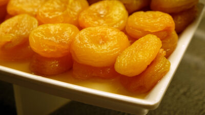 glazed apricots