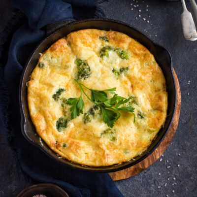 Artichoke And Broccoli Frittata