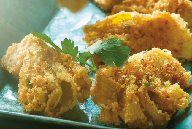 crispty artichoke hearts